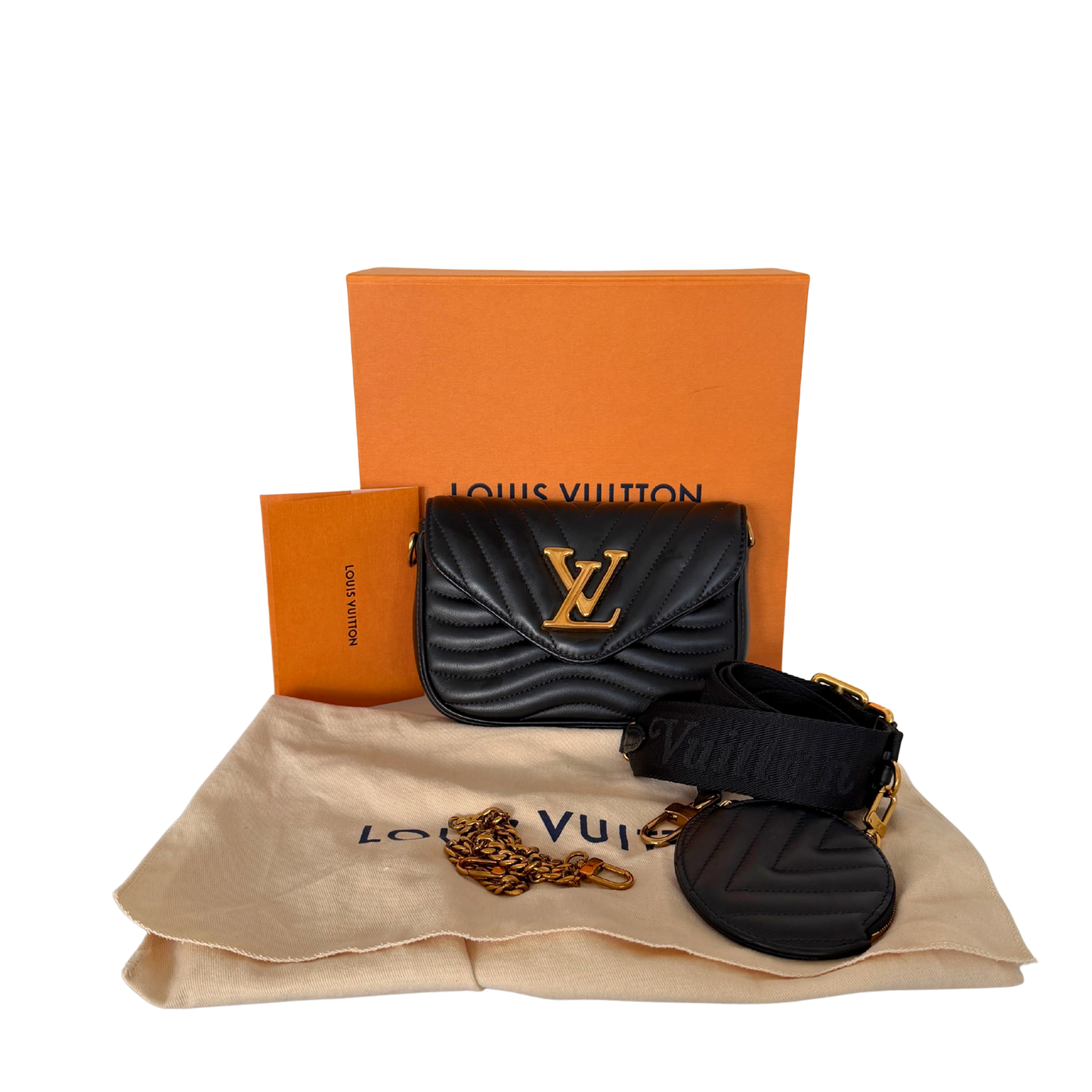 Louis Vuitton New Wave Multi Pochette Leder Fullset / sehr gut Louis Vuitton