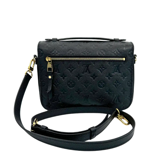 Louis Vuitton Pochette Métis Empreinte Leder schwarz M41487 Fullset / sehr gut Louis Vuitton