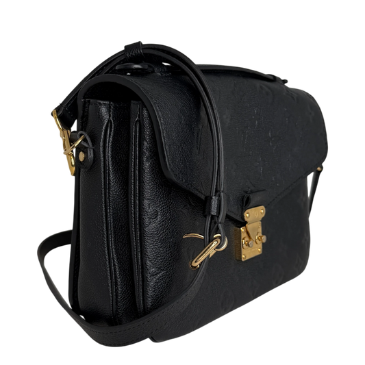 Louis Vuitton Pochette Métis Monogram Empreinte Schwarz Gold Louis Vuitton