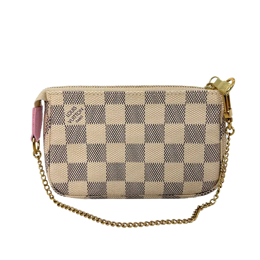 Louis Vuitton Pochette Accessories Damier Azur Illustre Transatlantic Fullset / neu Louis Vuitton