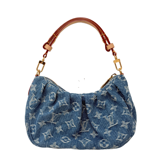 Louis Vuitton Pochette Valley Denim M13571 Fullset / sehr gut Louis Vuitton