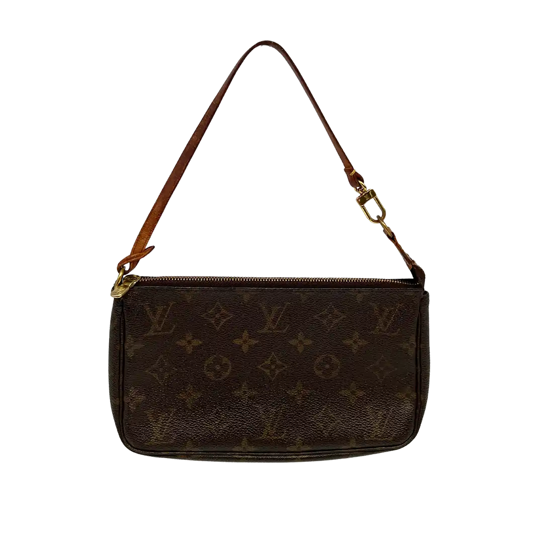 Louis Vuitton Pochette Accessoires Monogram Canvas M51980 Braun