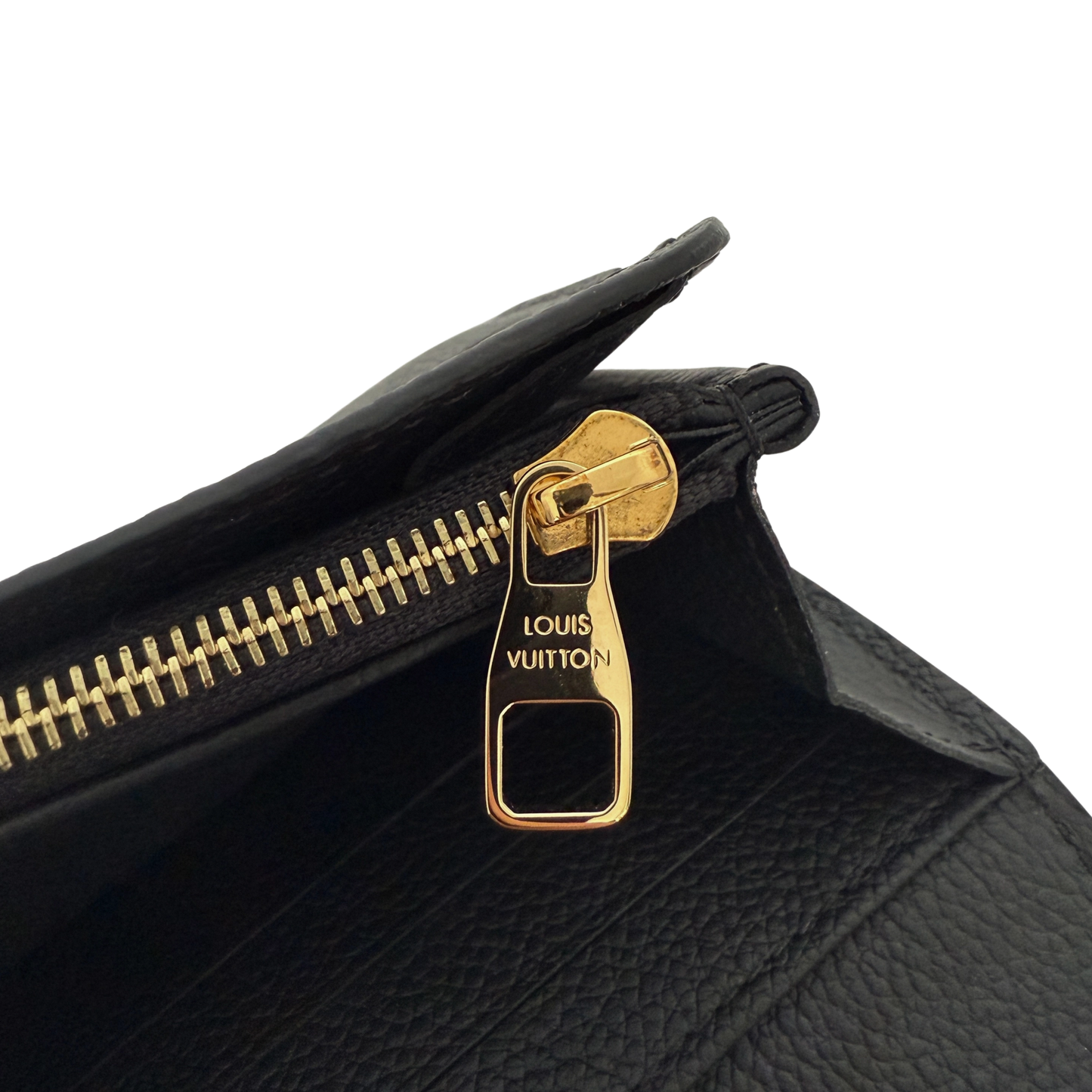 Louis Vuitton Sarah Geldbörse Monogram Empreinte M61182 Schwarz / sehr gut Louis Vuitton