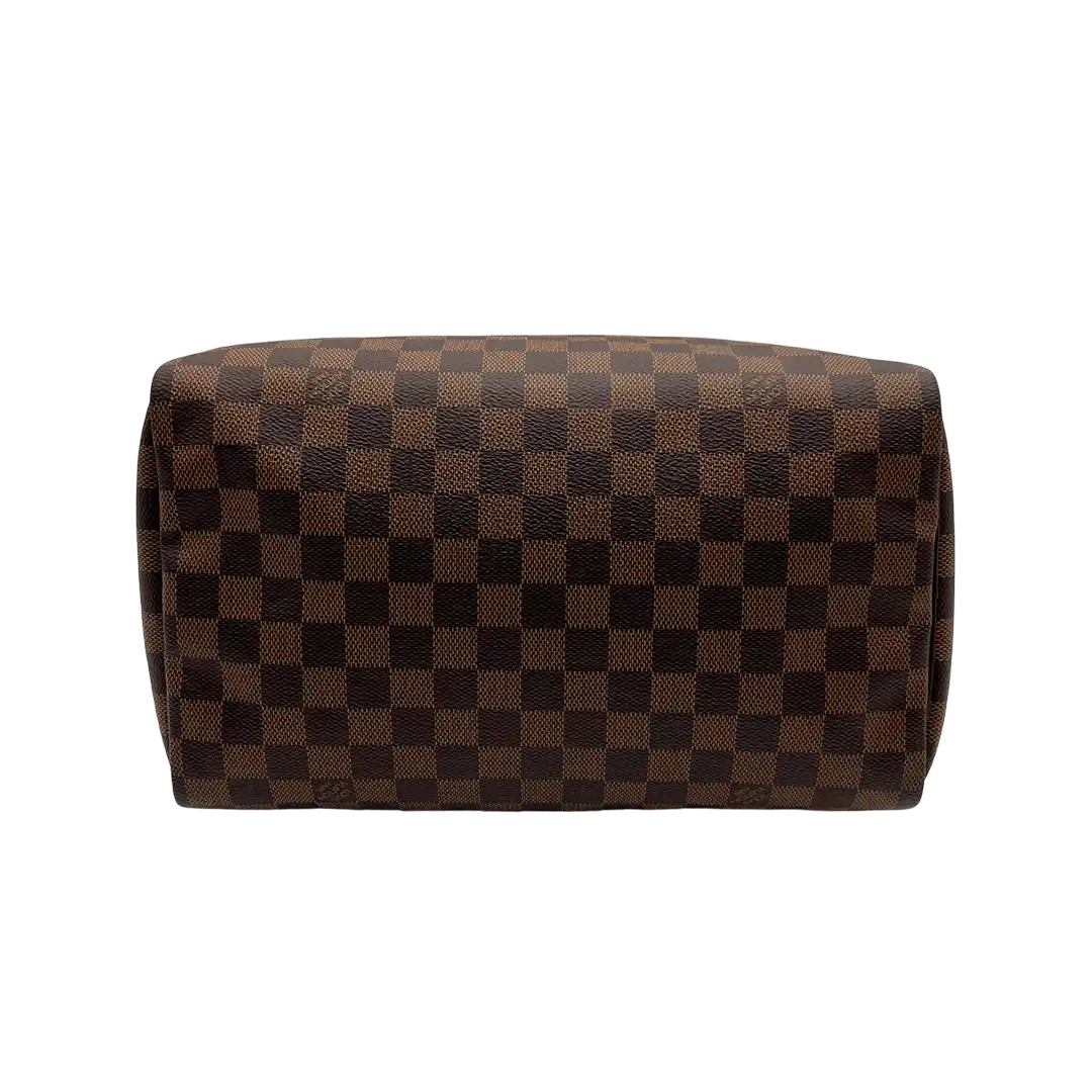 Louis Vuitton Speedy 30 Damier Ebene Hot Stamping K.M. / sehr gut Louis Vuitton