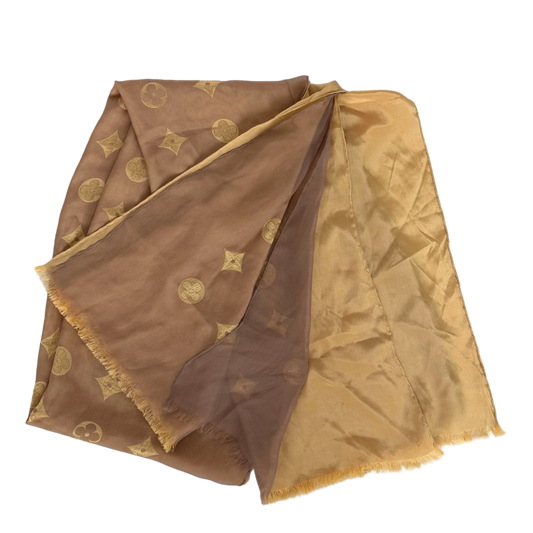 Louis Vuitton Seidenschal Shine Gold / neuwertig Louis Vuitton