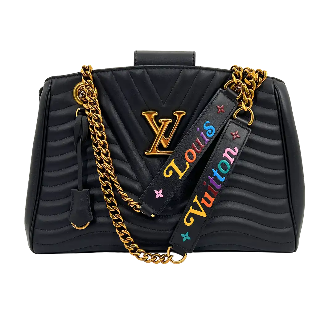 Louis Vuitton New Wave Chain Tote Bag Leder sehr gut