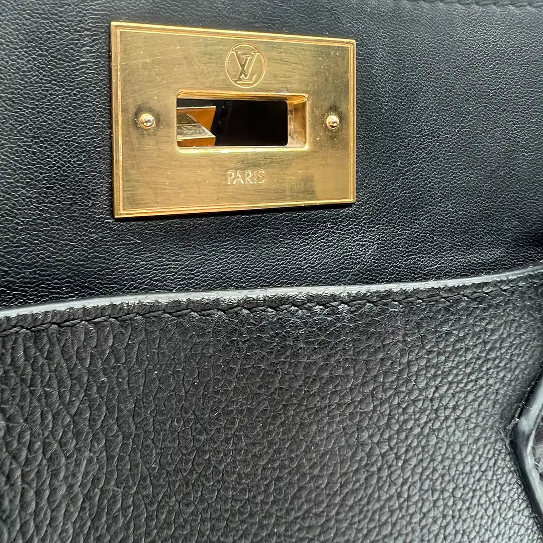 Louis Vuitton On My Side Autres High End Handtasche M53826 Leder schwarz / gut Louis Vuitton