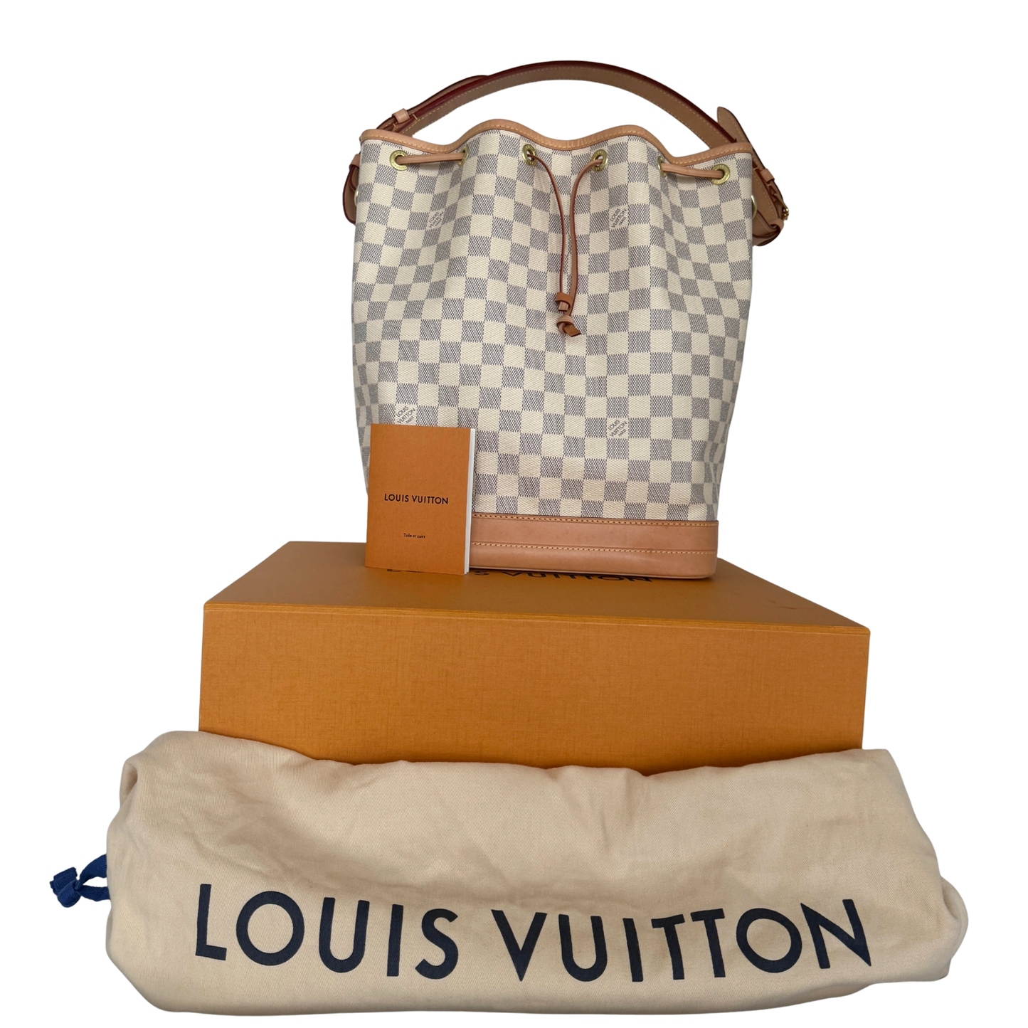 Louis Vuitton Noé Damier Azur Canvas N40593 Beige / sehr gut Louis Vuitton