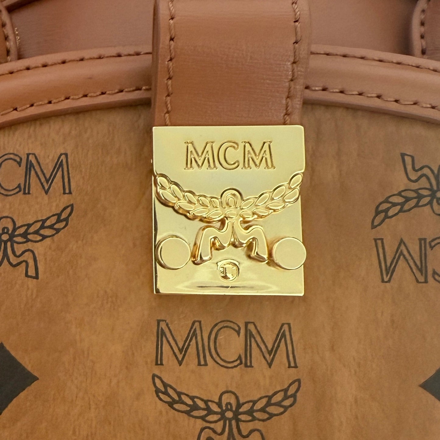 MCM Tracy Tote Bag Small Braun / sehr gut MCM