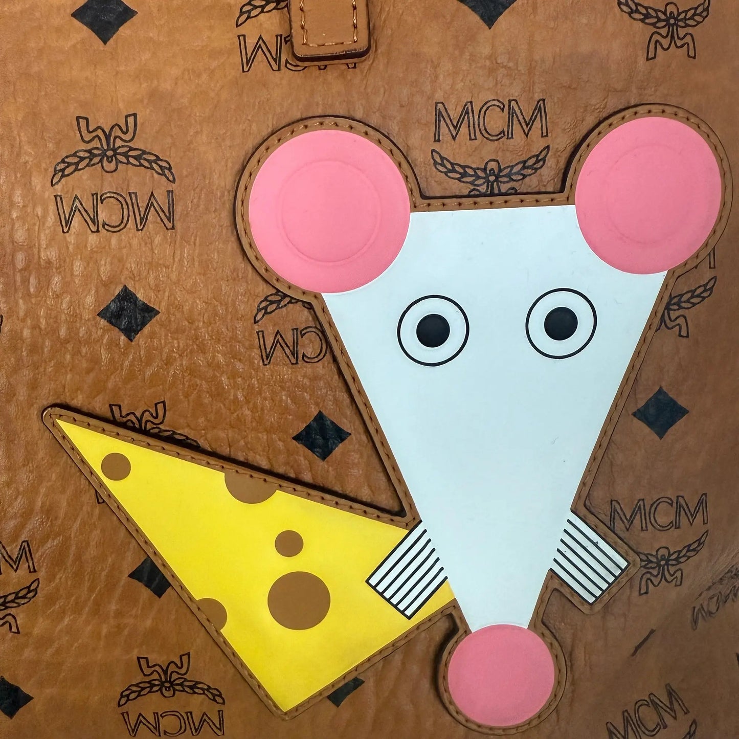 MCM Liz Shopper in Visetos Year Of The Mouse rar / sehr gut MCM