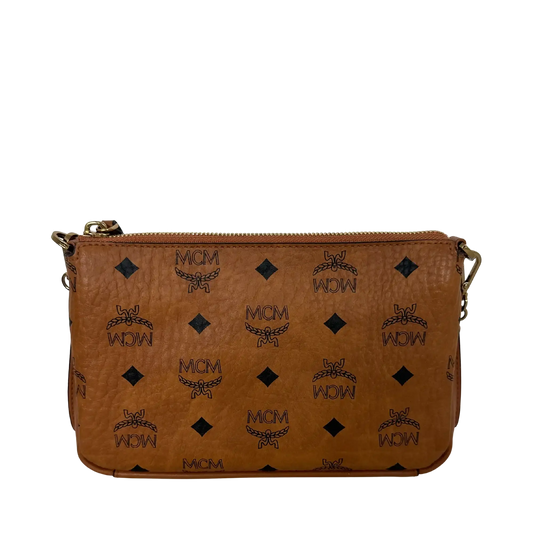 MCM Millie Crossboy Bag Visetos Cognac / neuwertig MCM