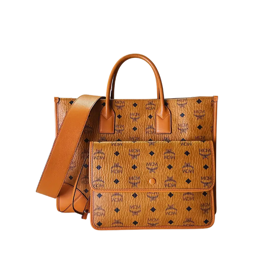 MCM Shopper München Large mit Pouch / sehr gut MCM