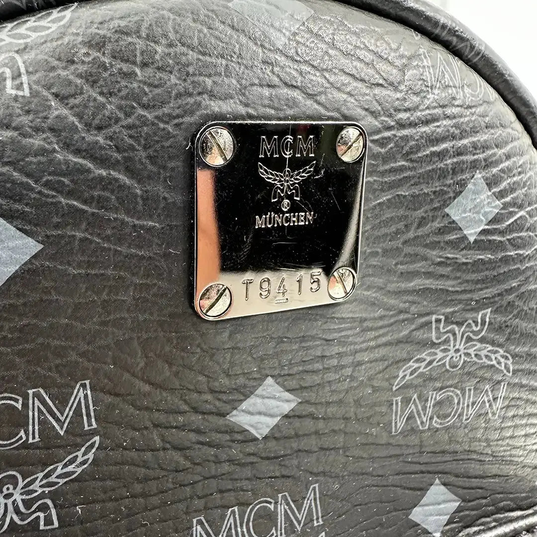 MCM Stark Mini Rucksack Monogram schwarz / gut MCM