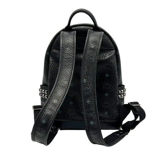 MCM Stark Small Rucksack Monogram schwarz / sehr gut MCM