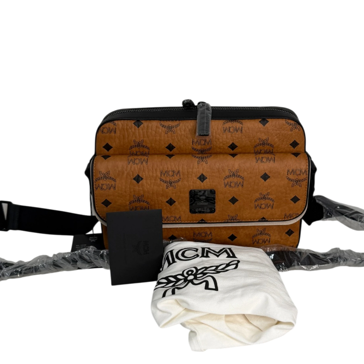 MCM Aren Umhängetasche Cognac Unisex MCM