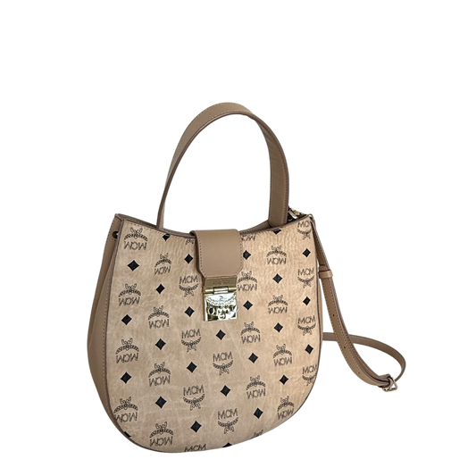 MCM Visetos Hobo Bag Beige / neuwertig Valentino