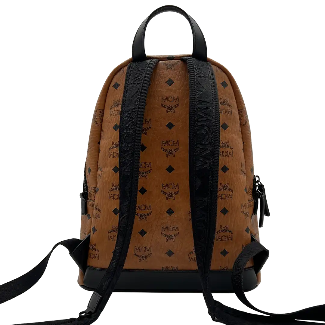 MCM Stark Visetos Rucksack hinten