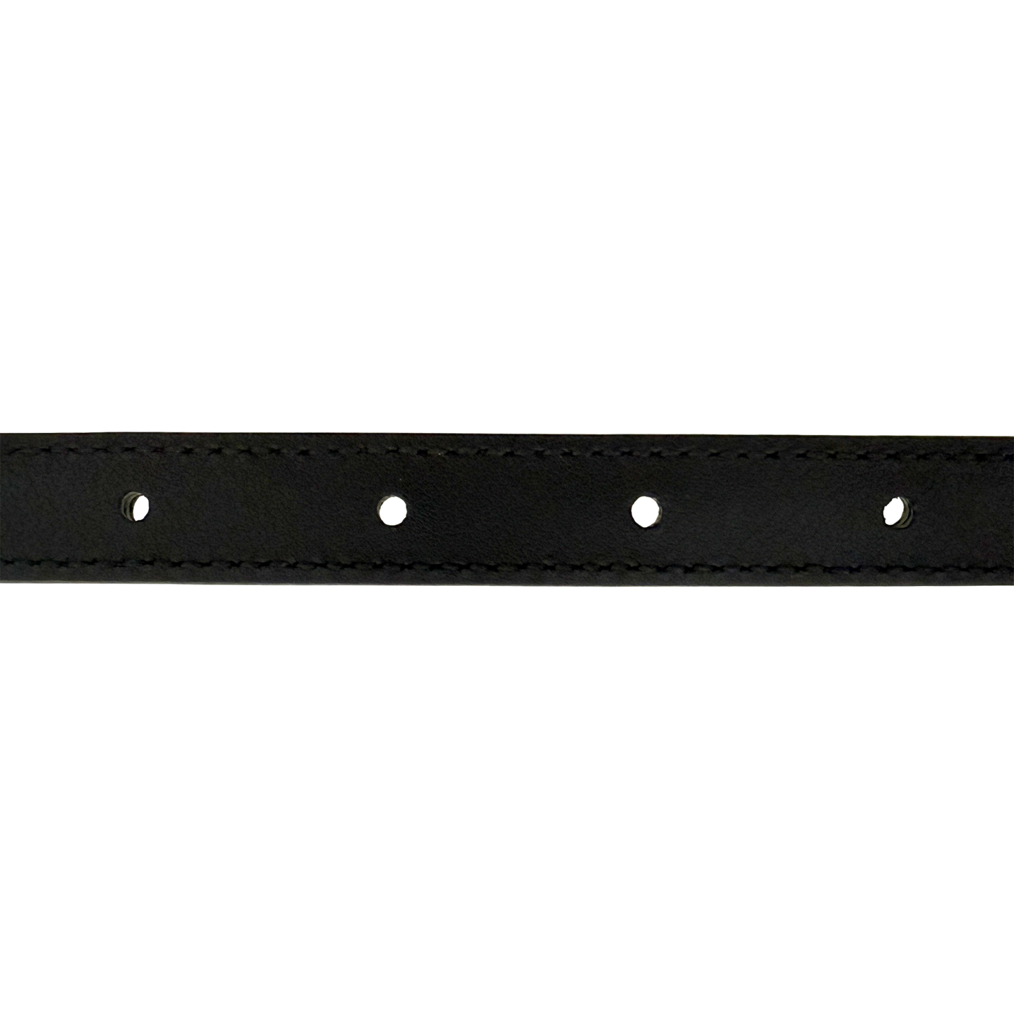 Gucci G Buckle schmaler Gürtel aus Leder 85cm Schwarz / sehr gut Gucci