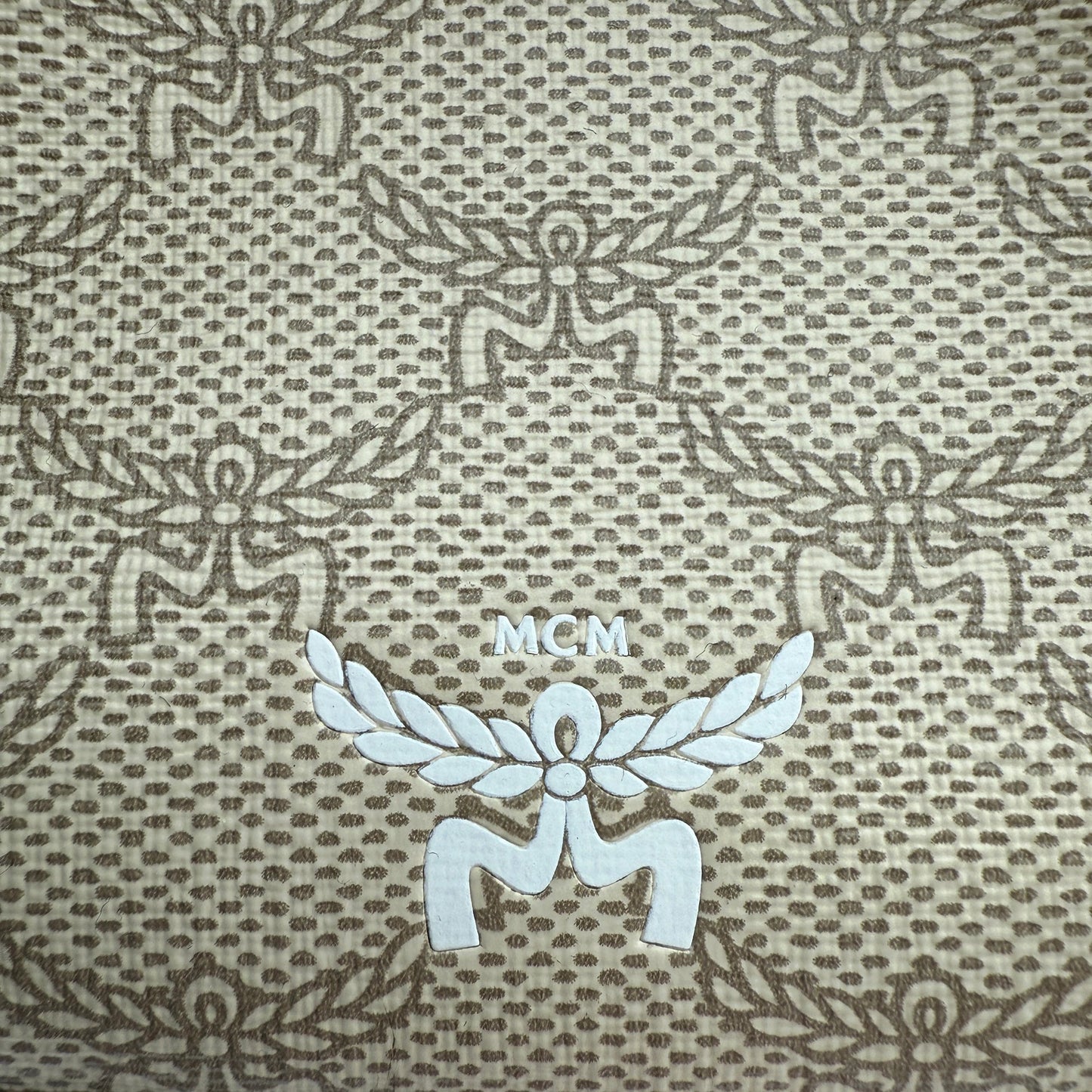 MCM Himmel Kordelzugtasche in Lauretos Braun / neuwertig Echtheitscheck