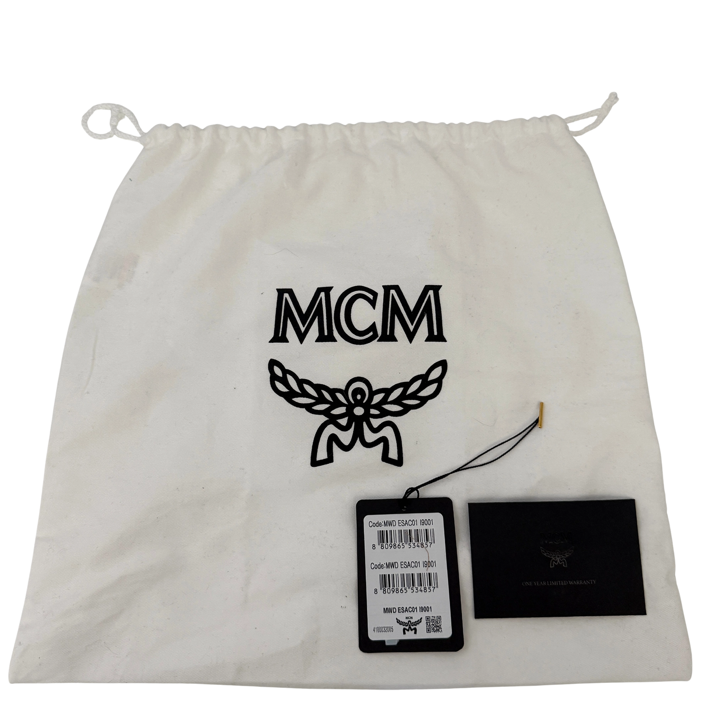 MCM Himmel Kordelzugtasche in Lauretos Braun / neuwertig Echtheitscheck
