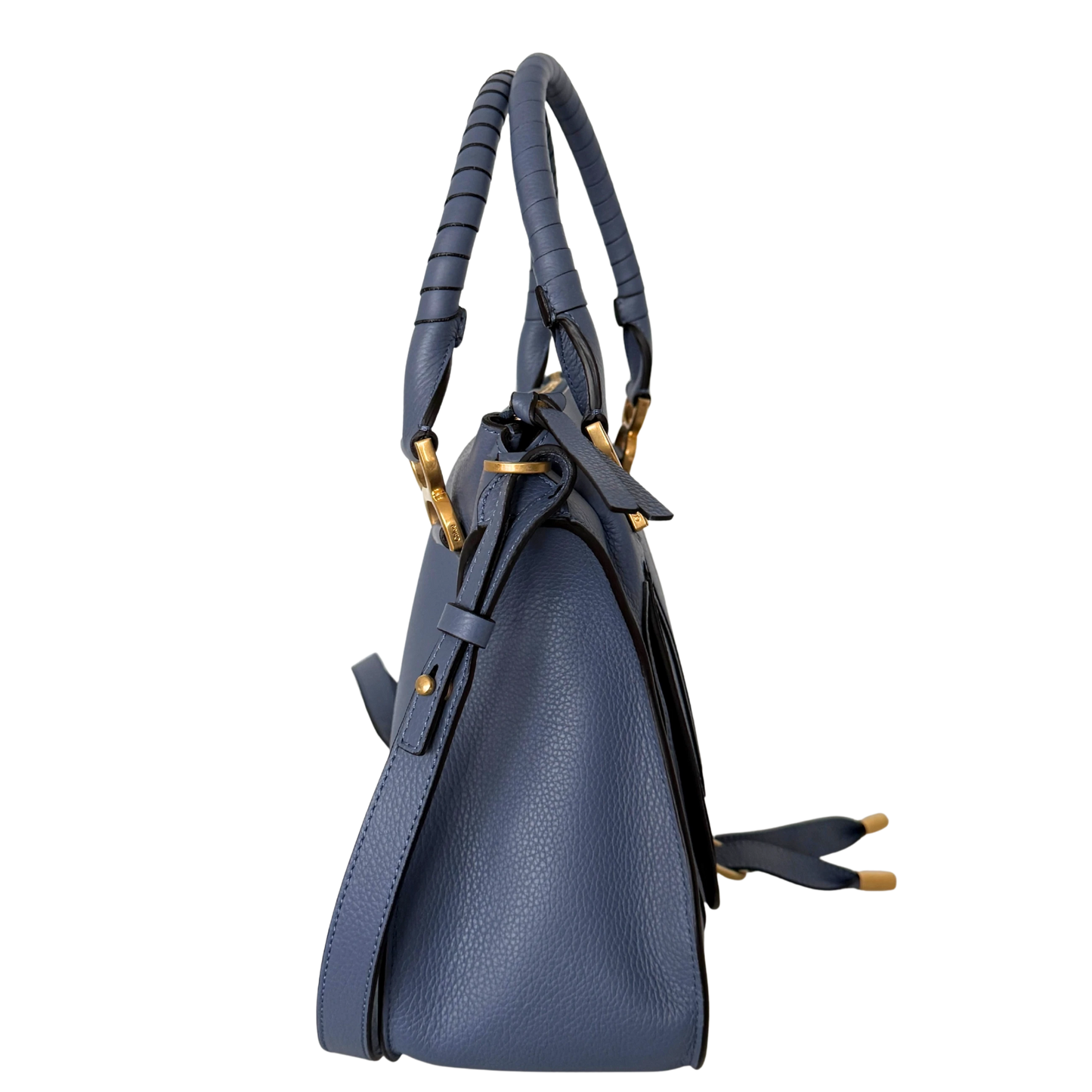 Chloé Marcie Medium Double Carry Bag Graphite Navy / neuwertig Chloé