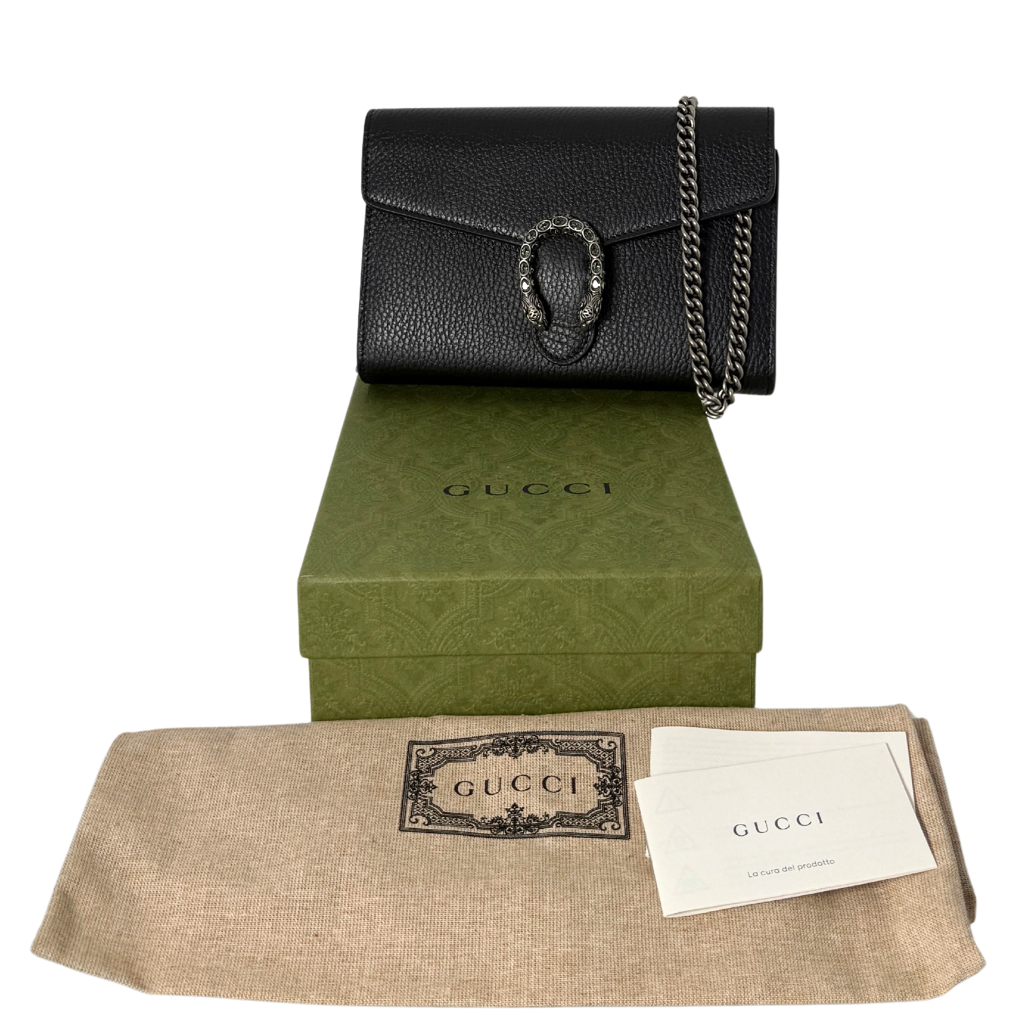 Gucci Dionysus Mini-Tasche Schwarz / neuwertig Gucci