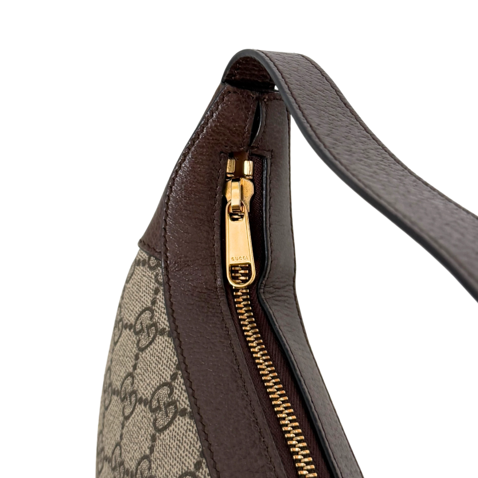 Gucci Kleine Ophidia Schultertasche Braun Fullset / neuwertig Gucci