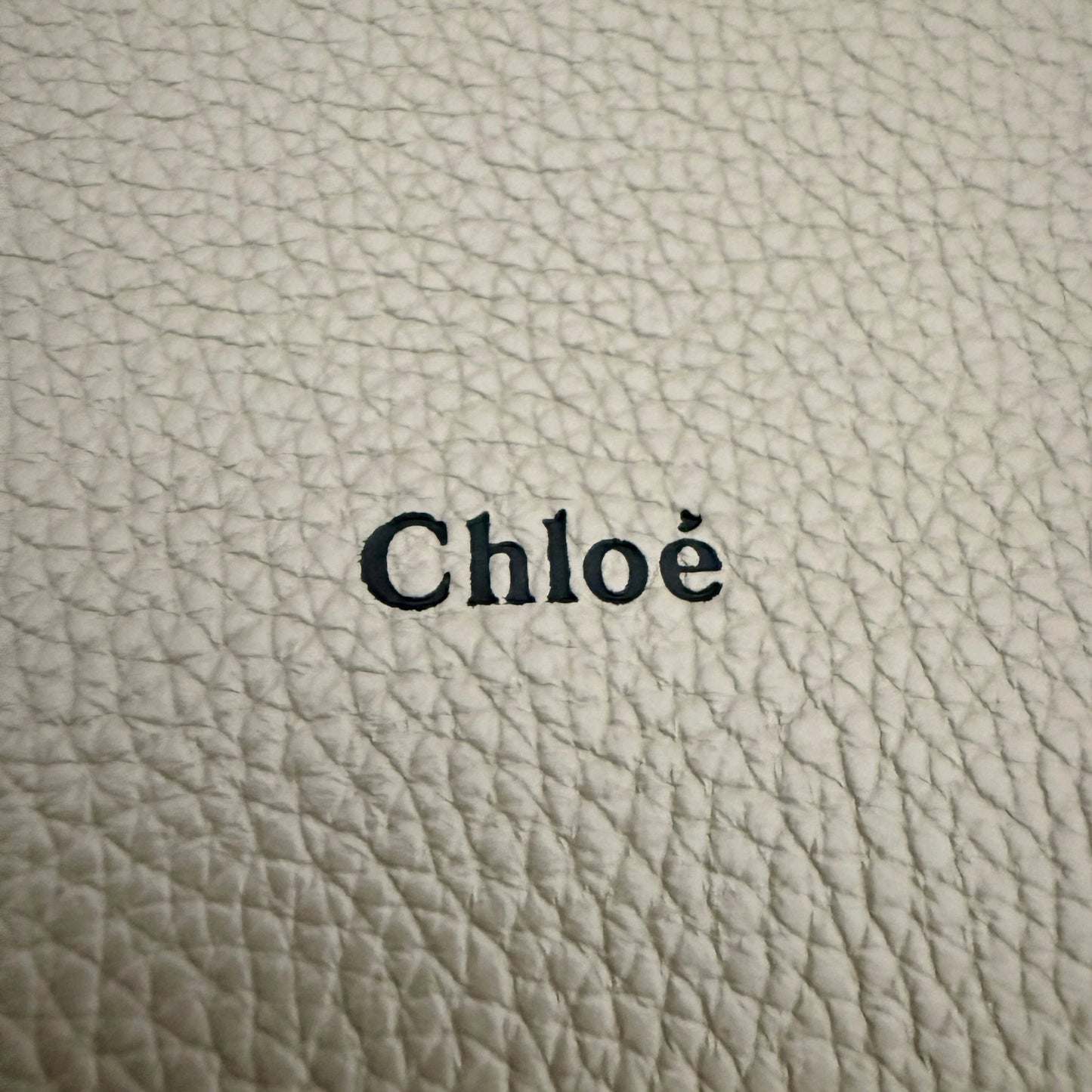 Chloé Marcie Hobo Bag aus genarbtem Leder Motty Grey / neuwertig Echtheitscheck