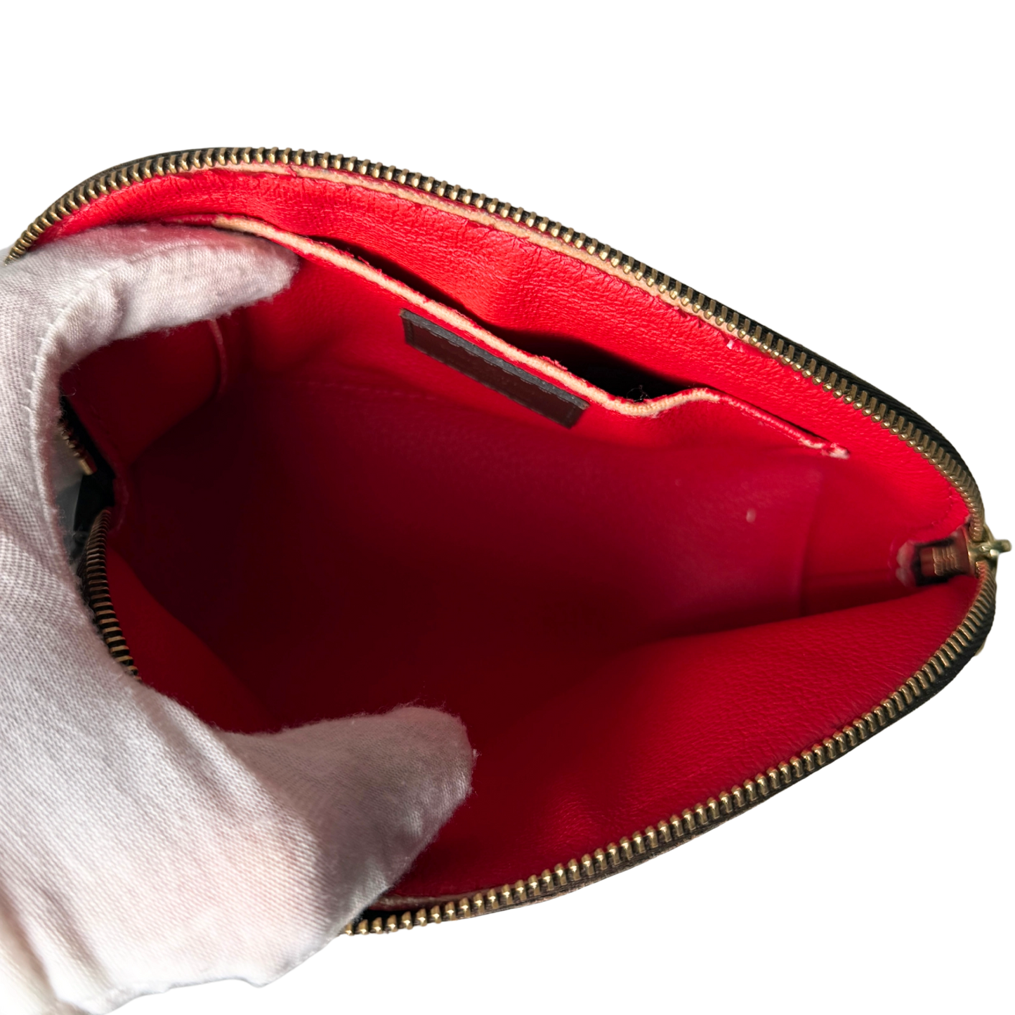 Louis Vuitton Cosmetic Pouch PM Damier Ebene / gut Louis Vuitton