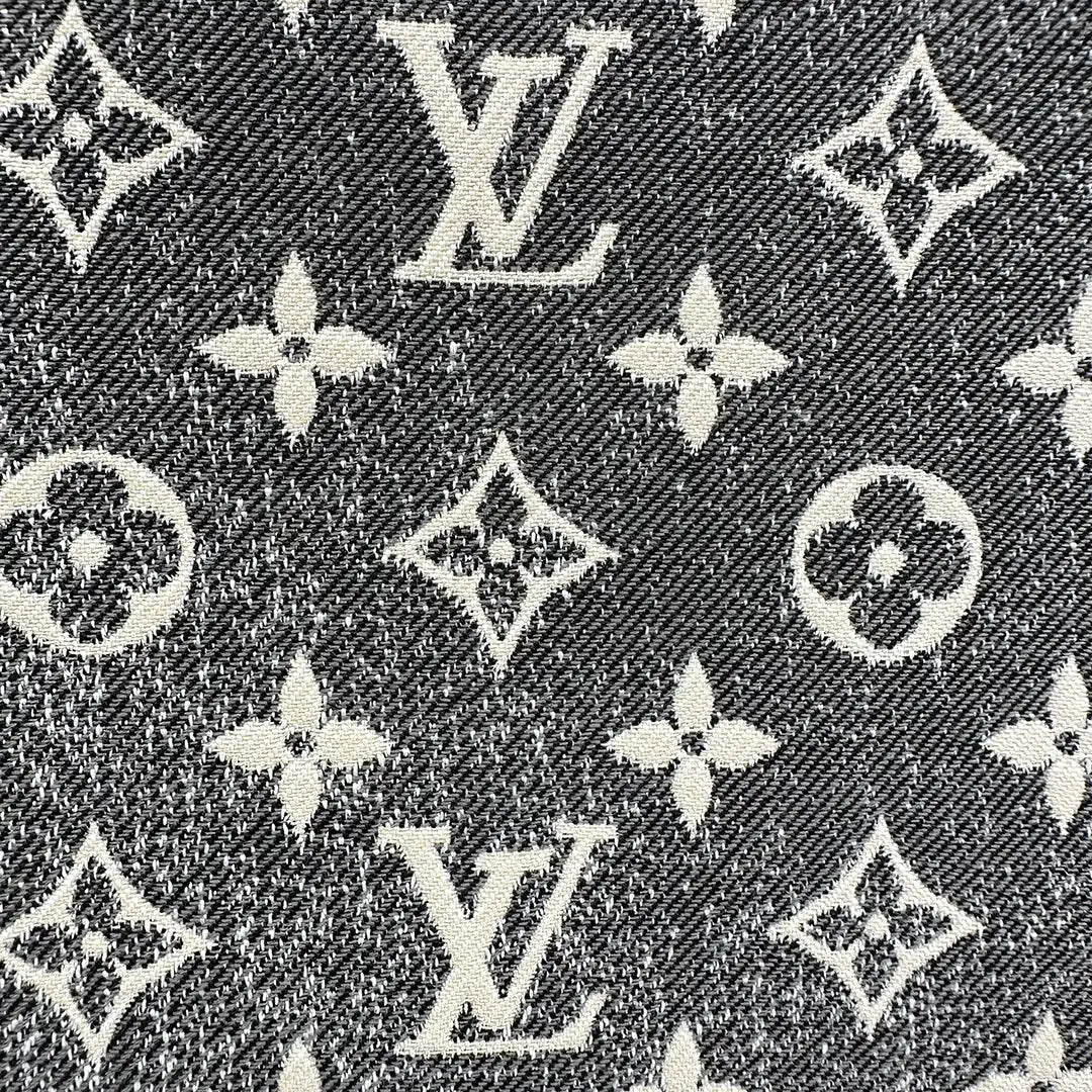 Louis Vuitton Neverfull MM Monogram Jaquard Denim Noir M21465 Fullset / neu Louis Vuitton