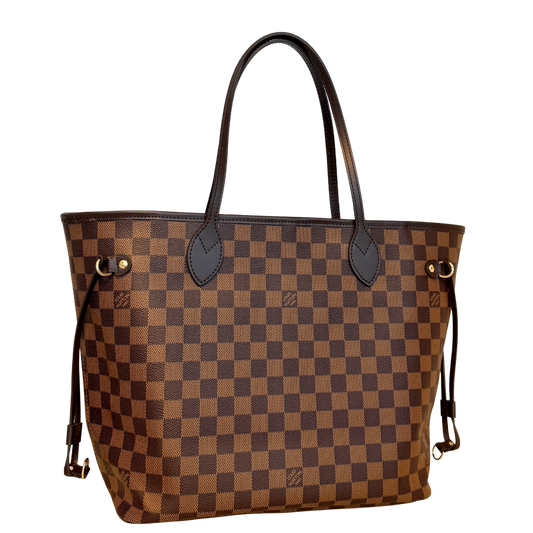 Louis Vuitton Neverfull MM Damier Ebene Braun Fullset 2025 / neuwertig