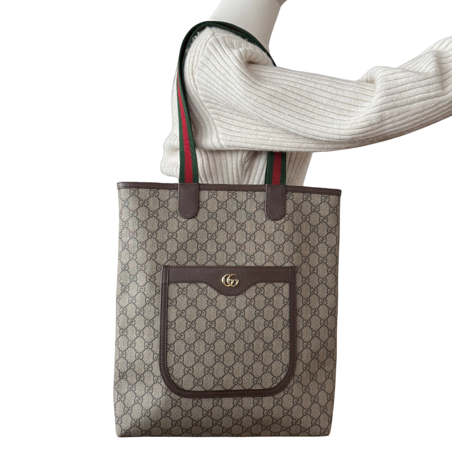 Gucci Small Ophidia Tote Bag Beige / neuwertig Gucci