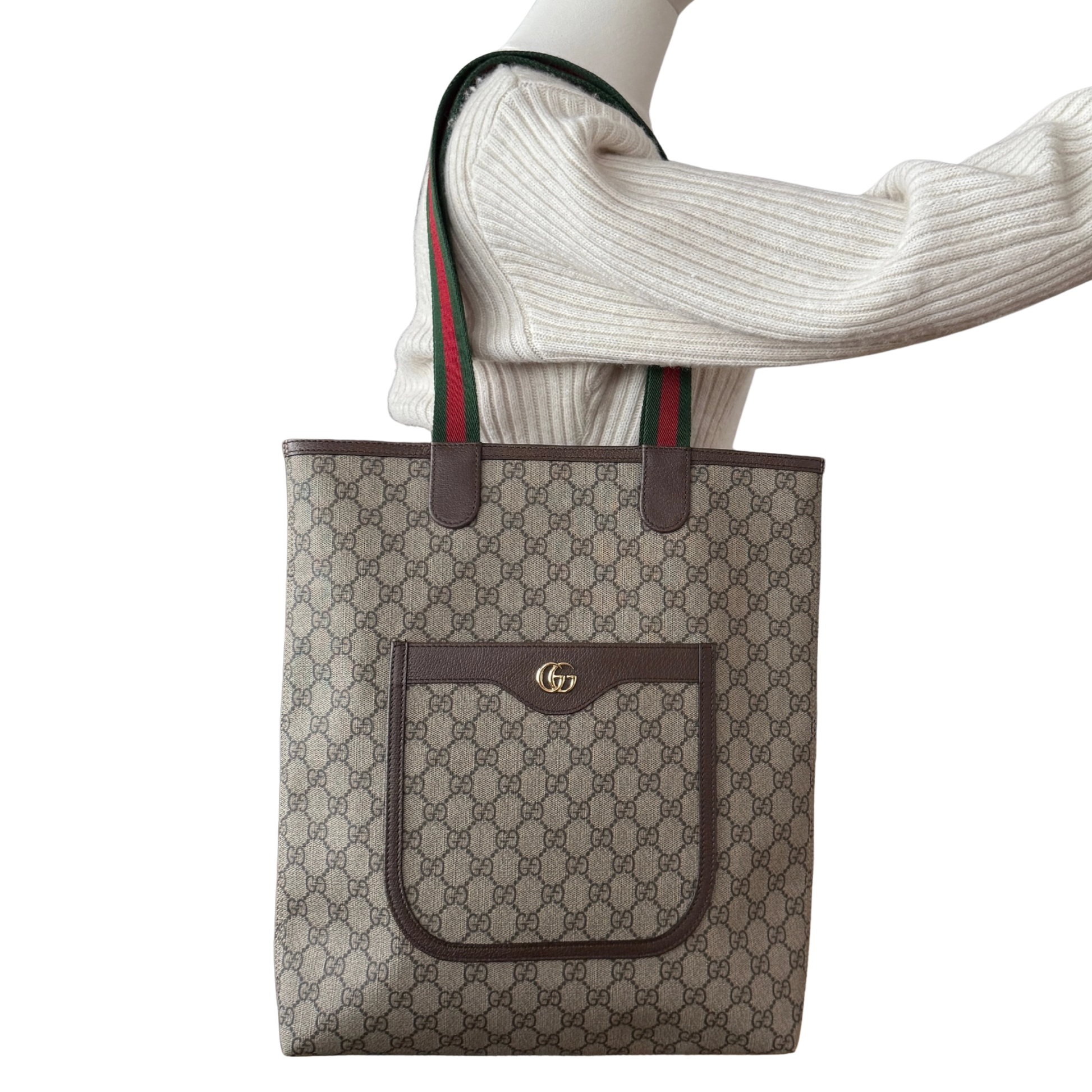 Gucci Small Ophidia Tote Bag Beige / neuwertig Gucci