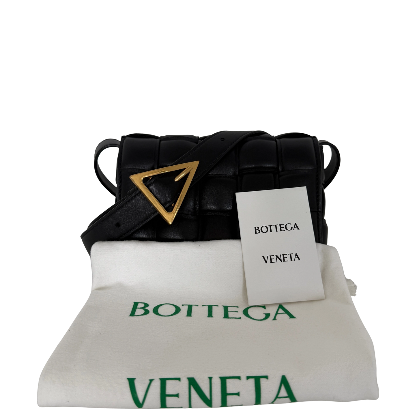Bottega Veneta Padded Cassette Small Schwarz / ungetragen Bottega Veneta