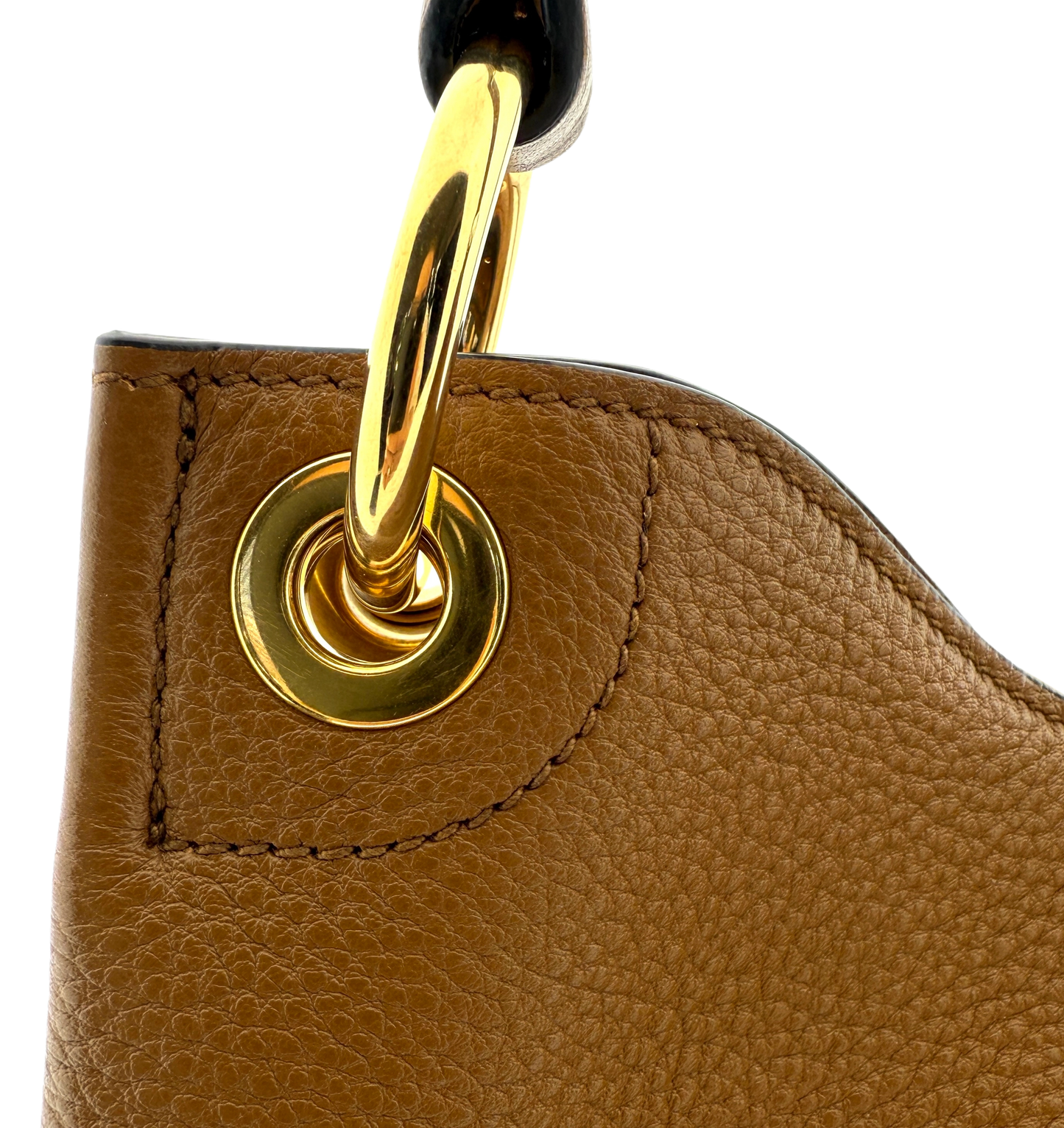 Prada Hobo Schultertasche 1BC051 Leder braun / neuwertig (Kopie) Prada