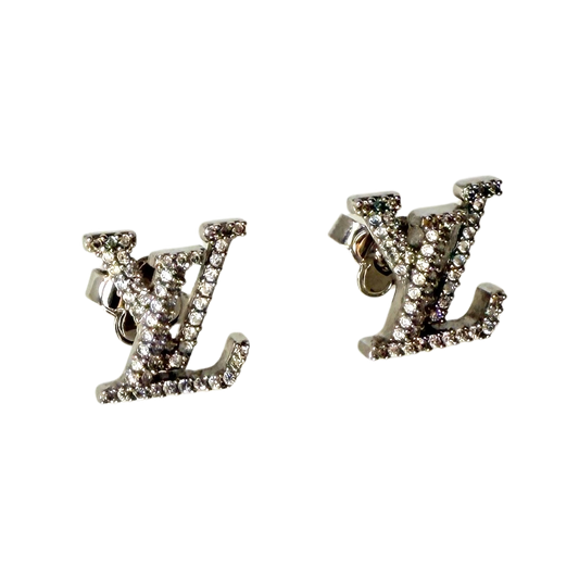 Louis Vuitton LV Iconic Ohrringe Palladium Fullset / neuwertig