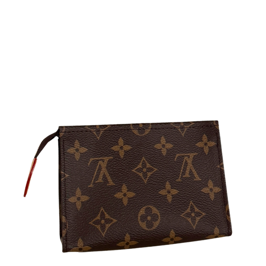 Louis Vuitton Poche Toilette 15 Monogram Canvas M47546 Braun / neuwertig Louis Vuitton