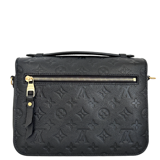 Louis Vuitton Pochette Métis Empreinte Leder schwarz M47487 / neuwertig Louis Vuitton