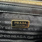 Prada Large Tote Bag Saffiano Leder schwarz / sehr gut Prada