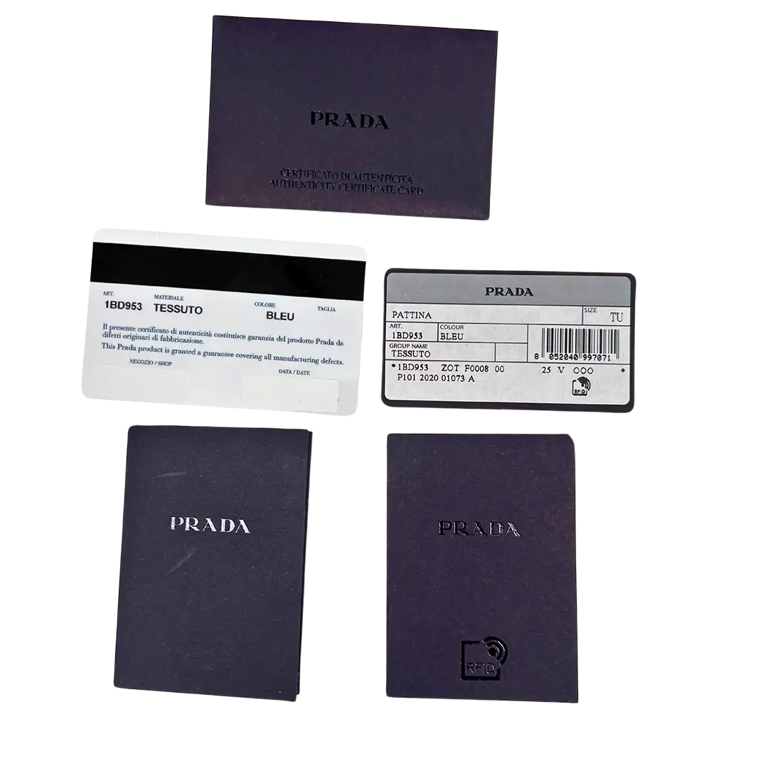 Prada Nylon Messenger Bag Schultertasche navy / neuwertig Prada