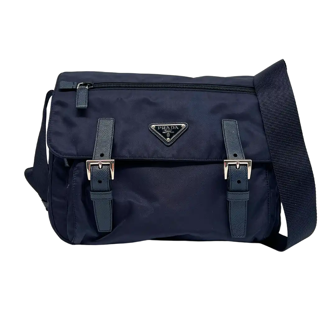 Prada nylon vela messenger bag sale