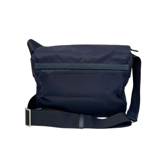 Prada Nylon Messenger Bag Schultertasche navy / neuwertig Prada