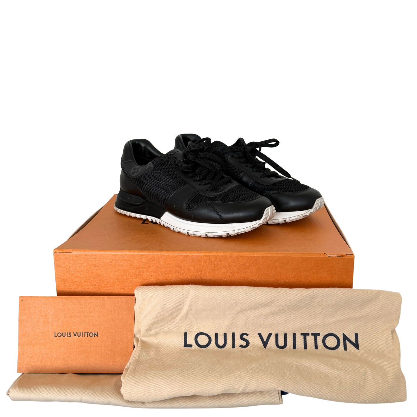Louis Vuitton Run Away Sneaker Größe 38,5 Schwarz Fullset / sehr gut Louis Vuitton