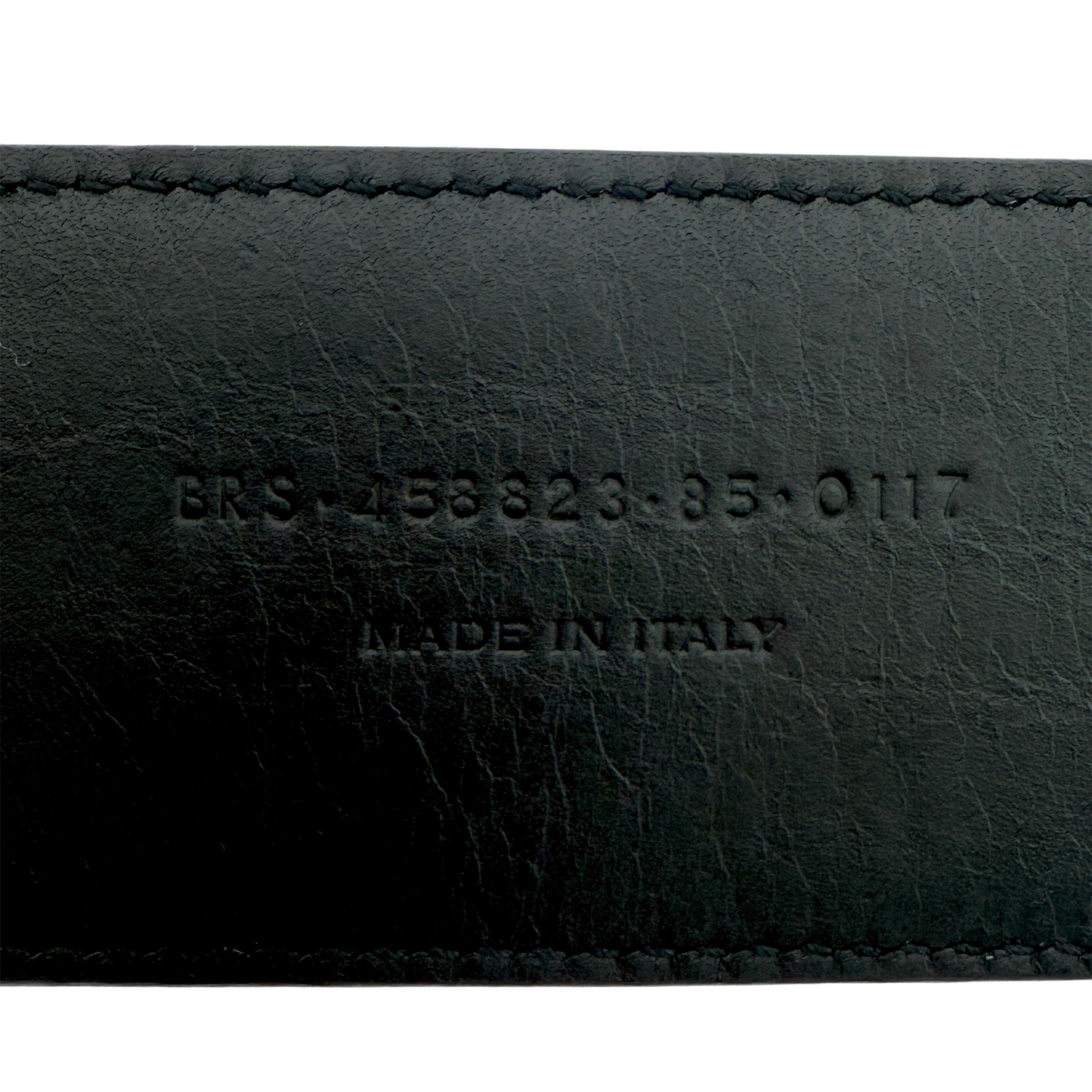 Saint Laurent Gürtel Schlangenlederoptik Schwarz / neuwertig Saint Laurent