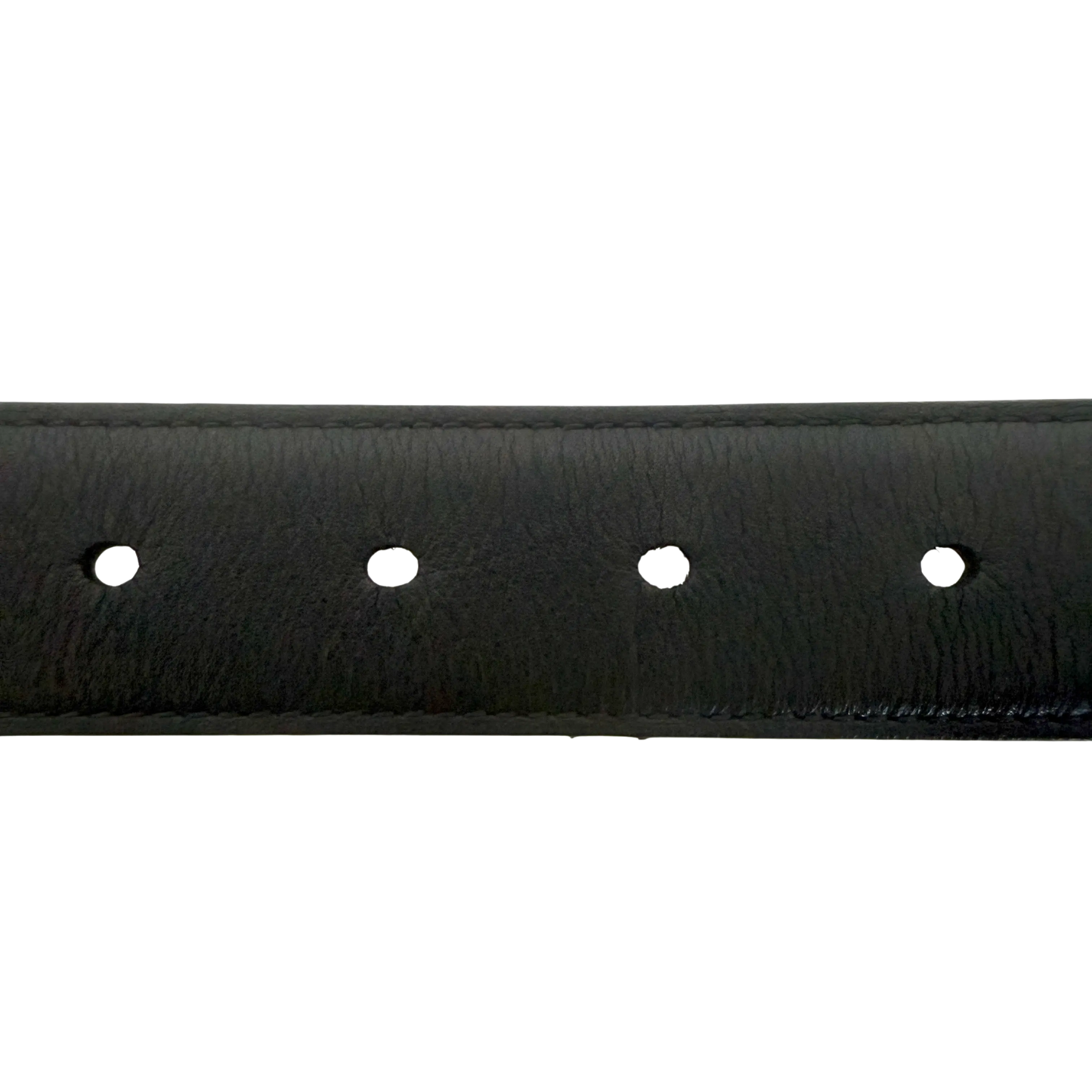 Saint Laurent Cassandre Gürtel aus glänzendem Saint Laurent Leder mit quadratischer Schnalle 80cm Schwarz / sehr gut Saint Laurent