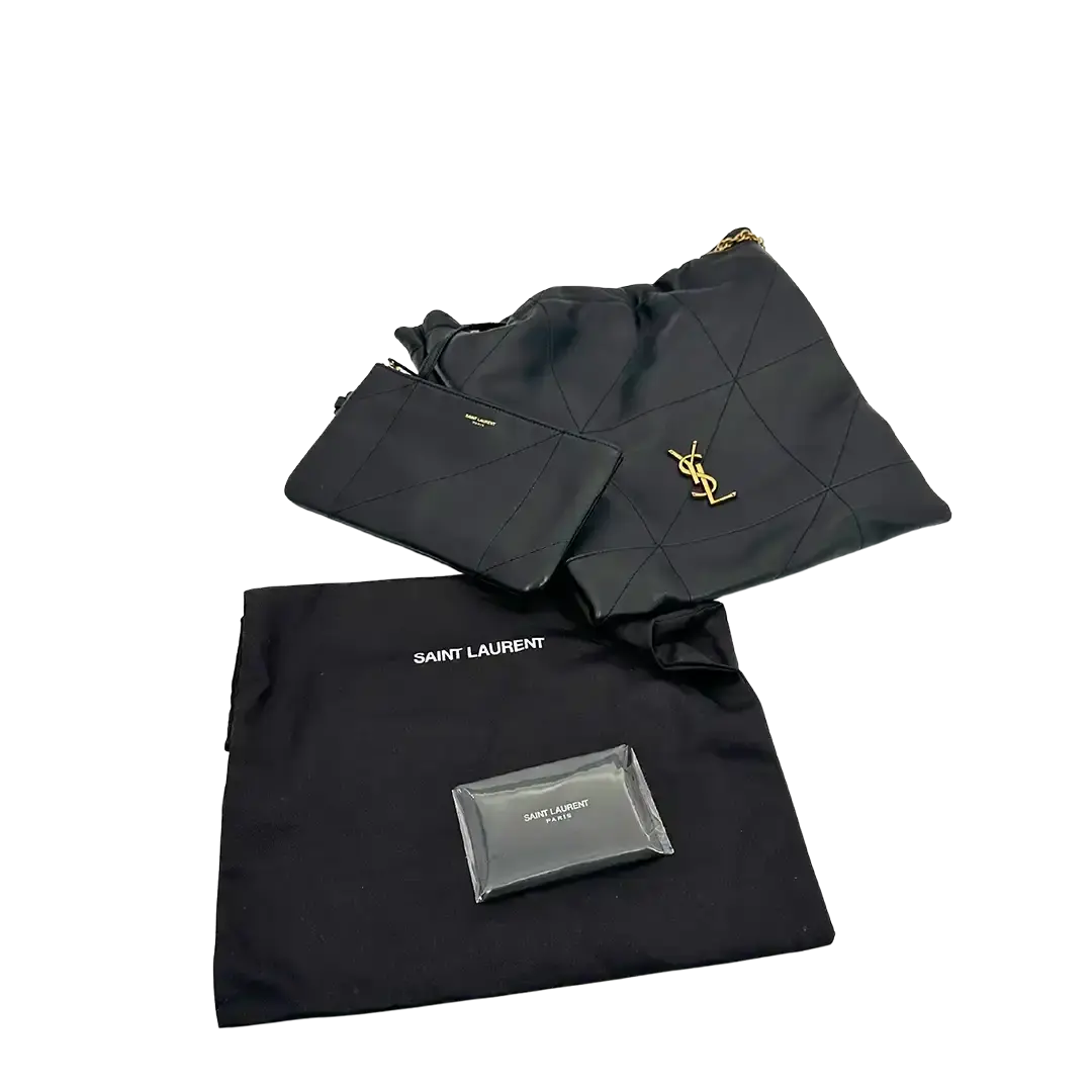 Saint Laurent Jamie Pochon Lammleder schwarz / neuwertig Saint Laurent