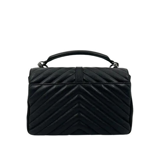 Saint Laurent YSL College Medium Handtasche schwarz Leder / sehr gut Saint Laurent