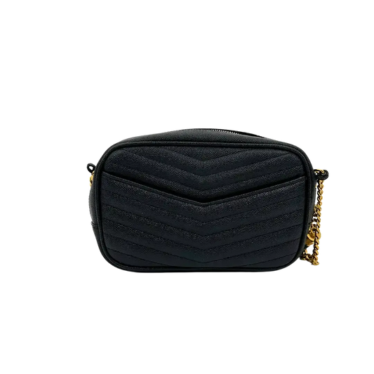 Saint Laurent YSL Lou Camera Bag Leder schwarz / gut Saint Laurent