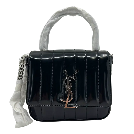 Saint Laurent YSL Vicky Small Lackleder / ungetragen Saint Laurent