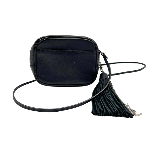 Saint Laurent Love Blogger Camera Bag Leder schwarz / gut Saint Laurent